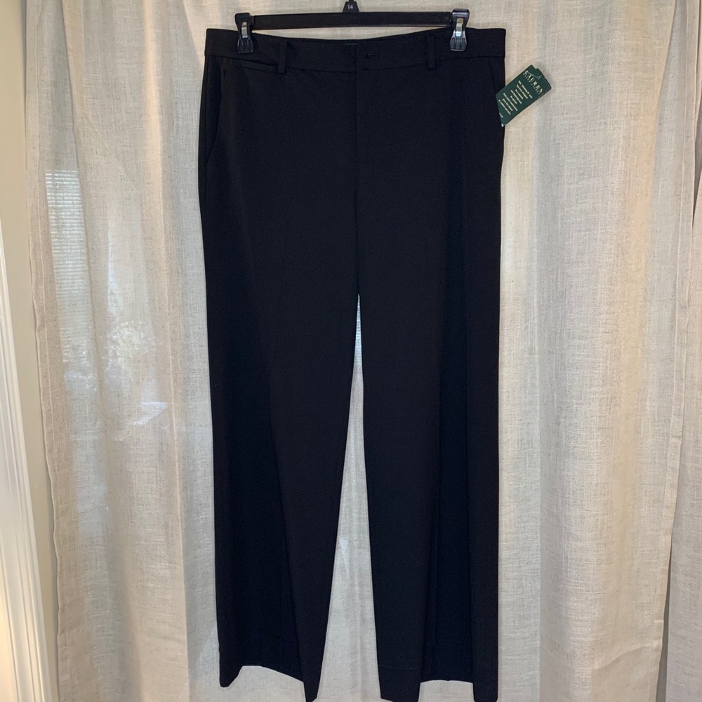 Lauren by Ralph Lauren Andover Linen Wide Leg Pant